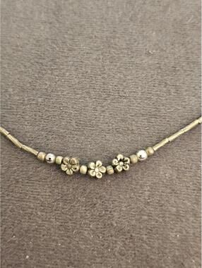 Silver Beaded Necklace